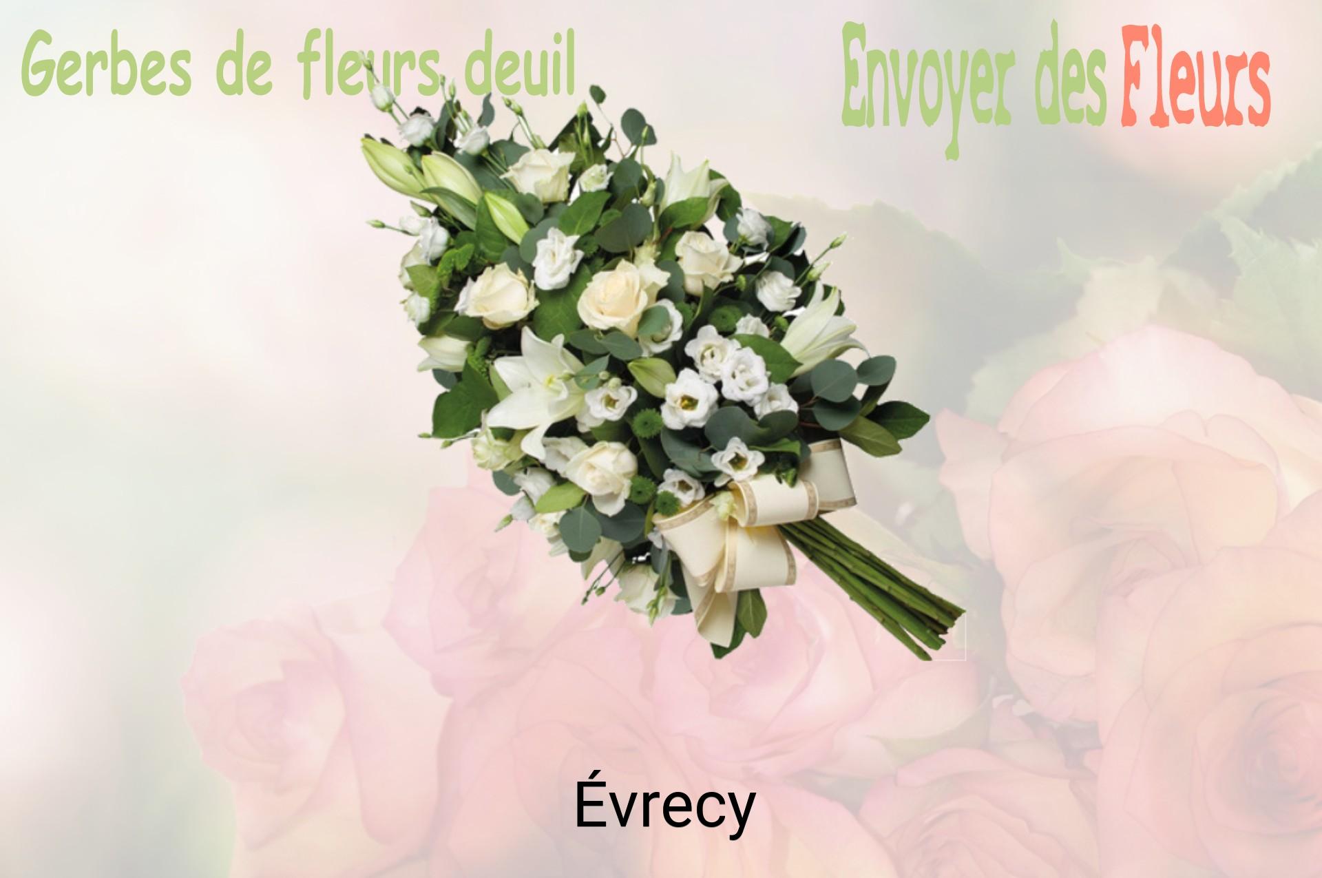 Gerbe de fleurs de deuil livrée à Évrecy